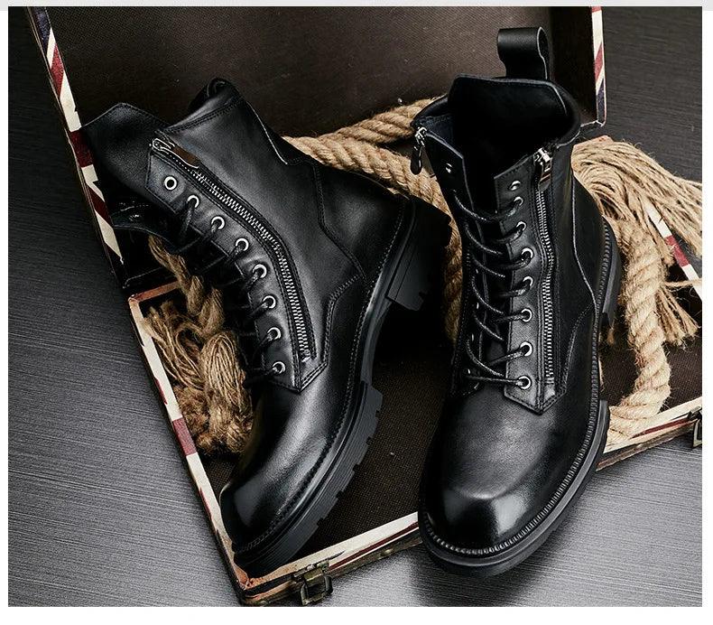 fashion luxury genuine leather designer british style handmade - ARI