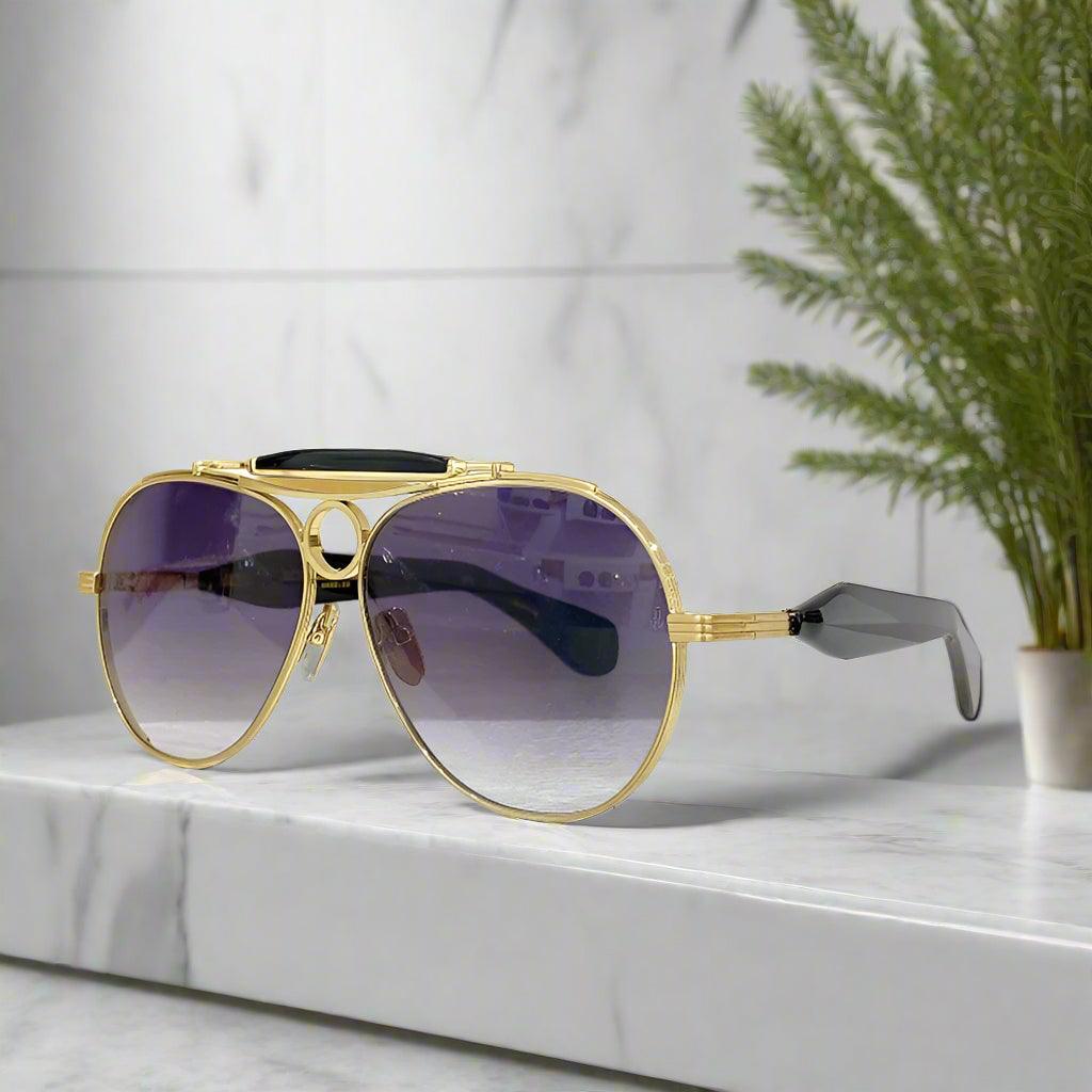 JACQUE MARIE MAGE,Aspen sunglasses handmade classic pure outdoor glasses - ARI