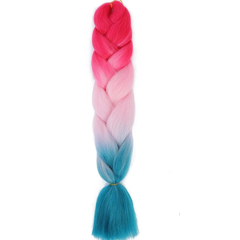 24 inch braids extensions braiding hair color hair for children braid - ARI