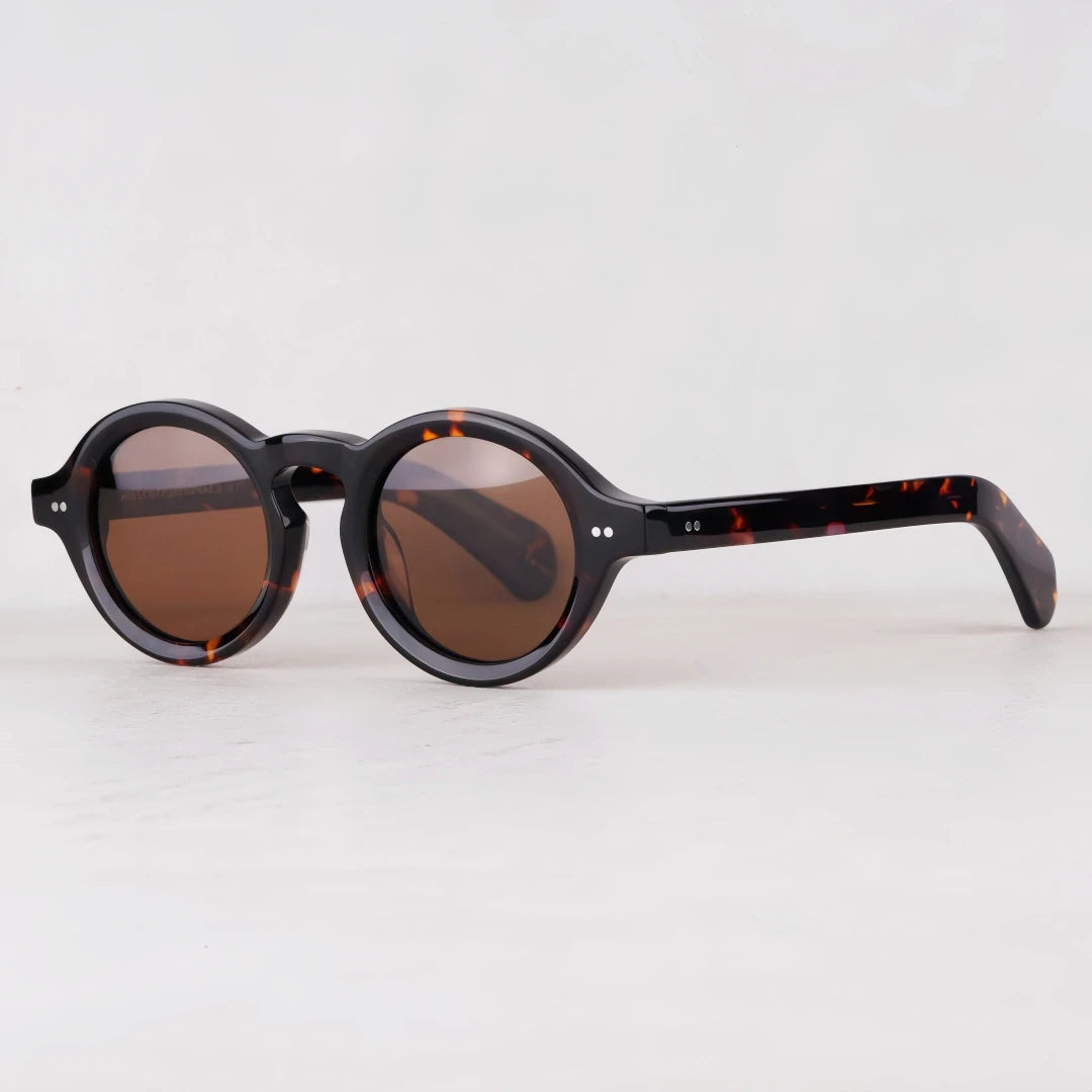 Mascot 1918 Solid thick  Round Style sunglasses