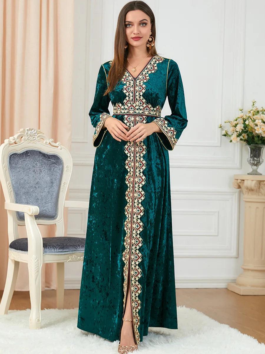 Elegant Dubai-inspired dress for muslim women – Modest & stylish middle eastern fashion - ARI