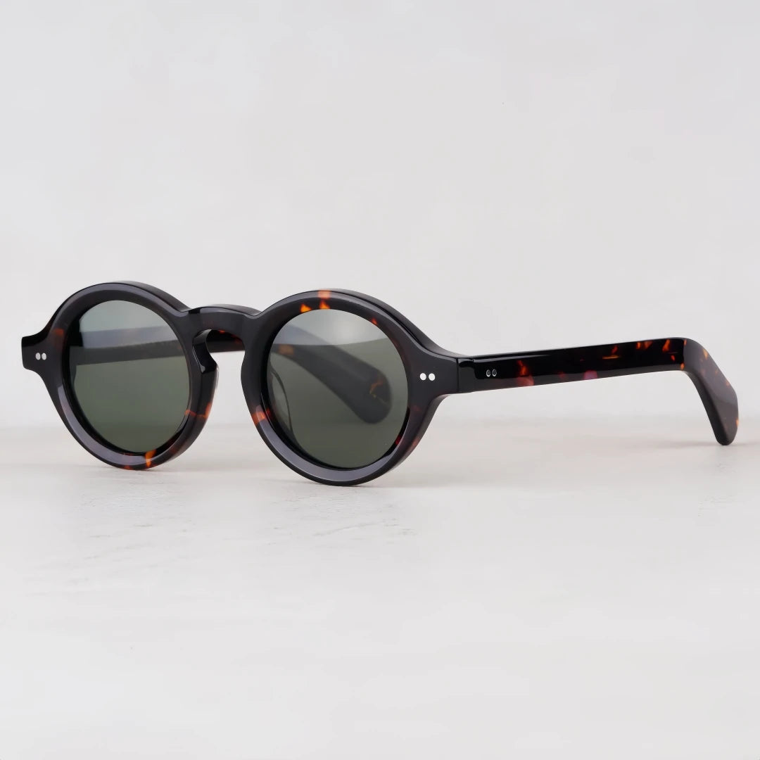 Mascot 1918 Solid thick  Round Style sunglasses