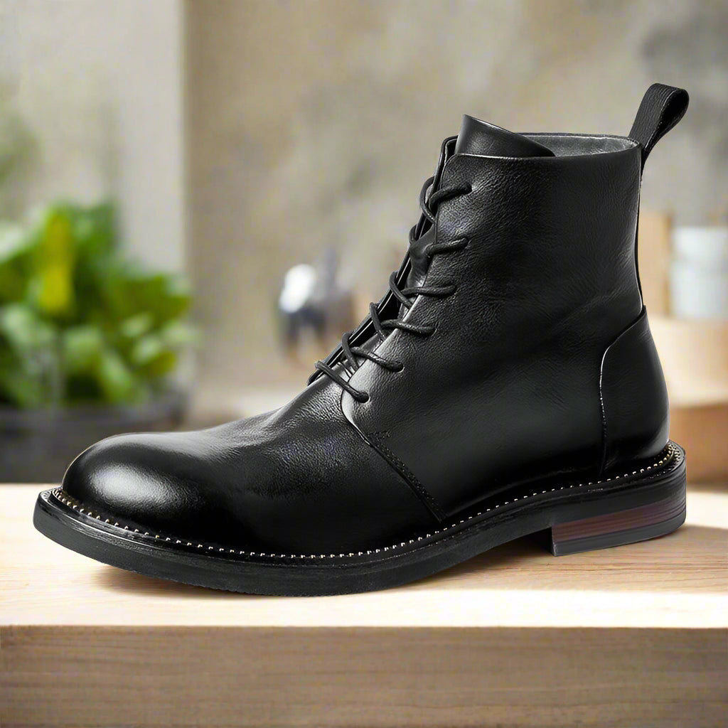 Handmade, high-quality, soft cow leather boots in British style. - ARI
