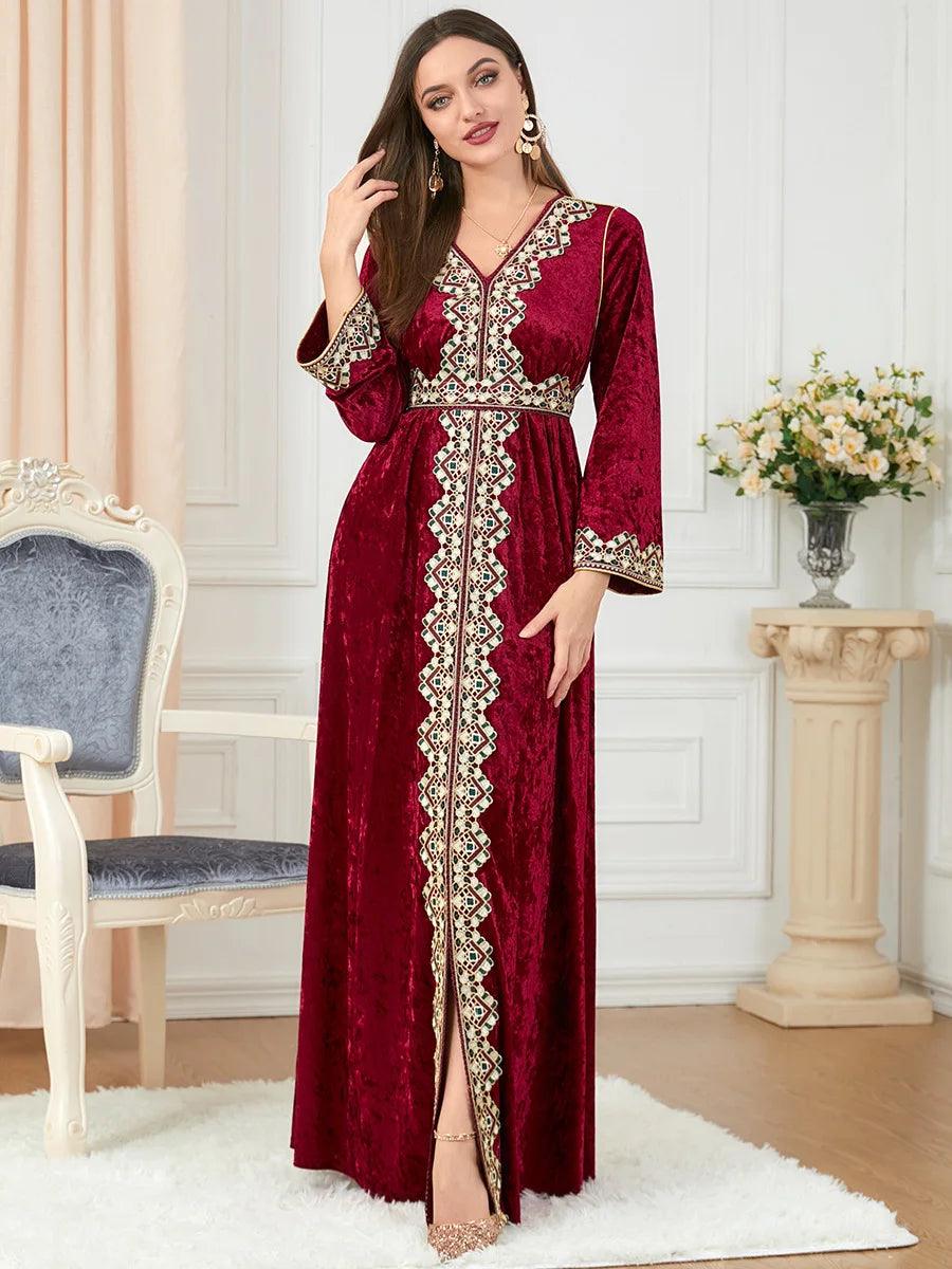 Elegant Dubai-inspired dress for muslim women – Modest & stylish middle eastern fashion - ARI