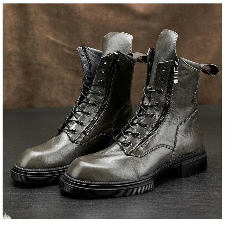 fashion luxury genuine leather designer british style handmade - ARI