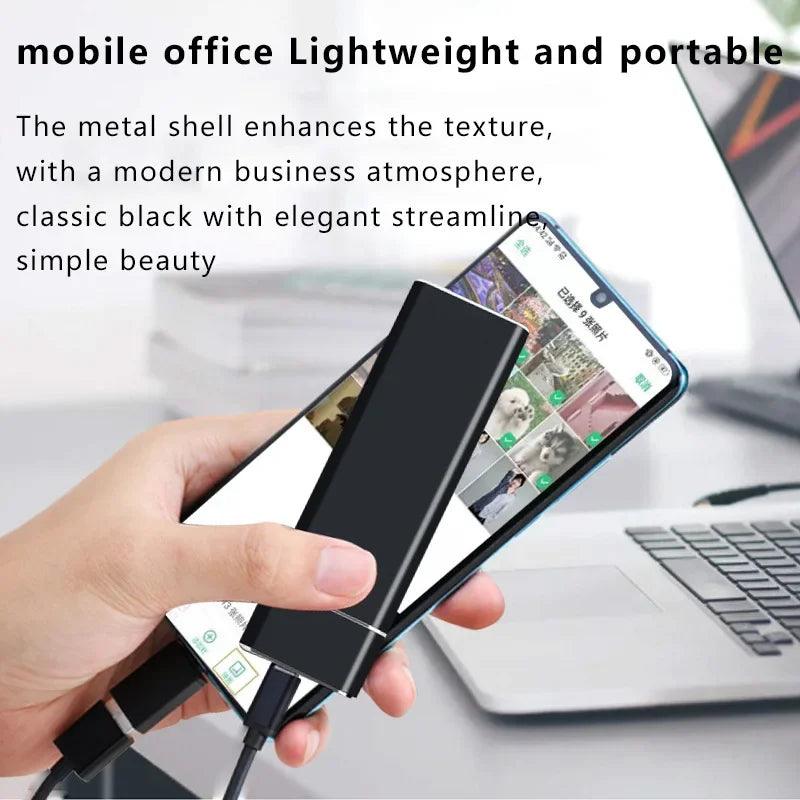 64 TB external hard drive high speed mini portable external ssd for laptops desktop phones - ARI