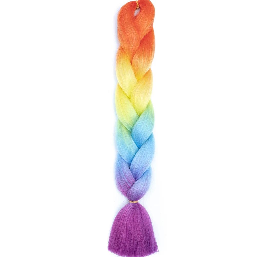 24 inch braids extensions braiding hair color hair for children braid - ARI