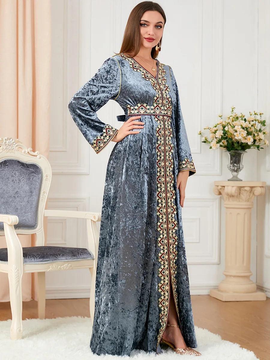 Elegant Dubai-inspired dress for muslim women – Modest & stylish middle eastern fashion - ARI