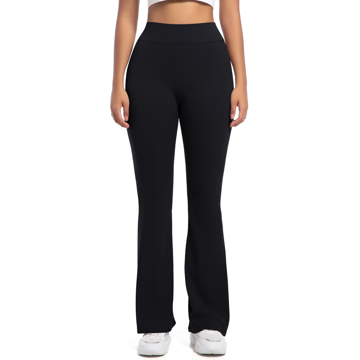 Women Flare pocket leggings high waist Breathable street style