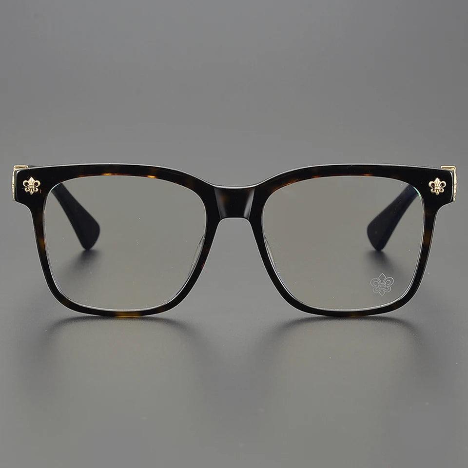 CHARMLIBRARY luxury acetate large frame glasses for reading, computer multifocal lenses - ARI