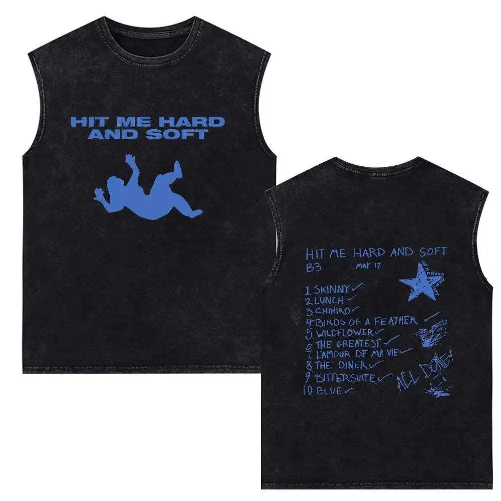 Billie eilish Hit me hard and soft vest top oversized sleeveless