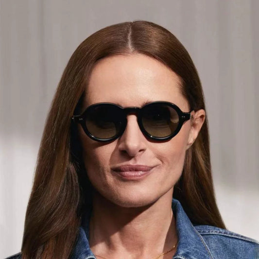 Mascot 1918 Solid thick  Round Style sunglasses