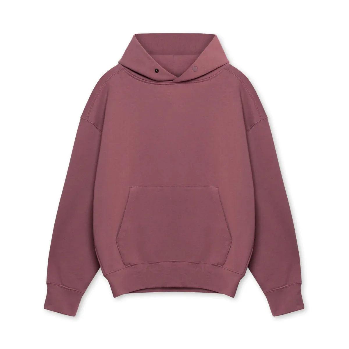 heavyweight cotton hoodie loose fitting amazing street style - ARI