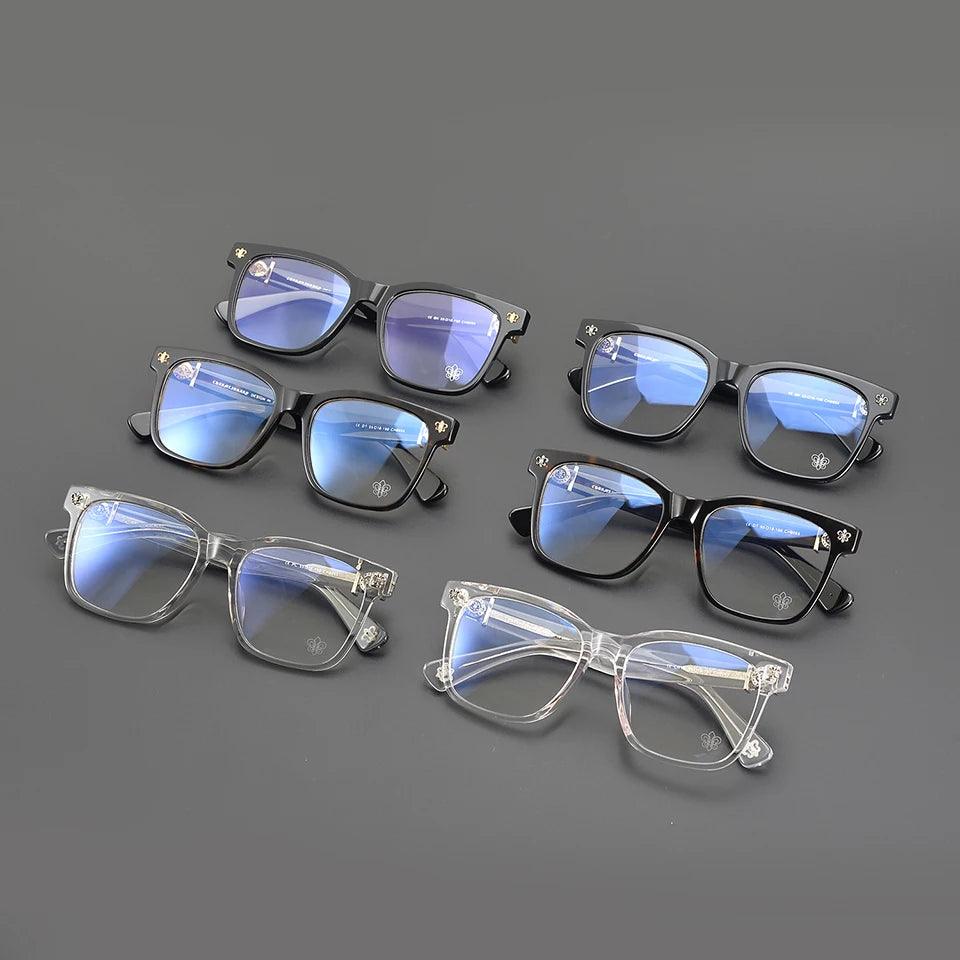 CHARMLIBRARY luxury acetate large frame glasses for reading, computer multifocal lenses - ARI