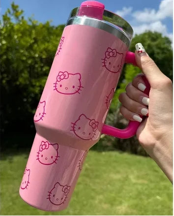 Disney cartoon mug stainless steel for school kids