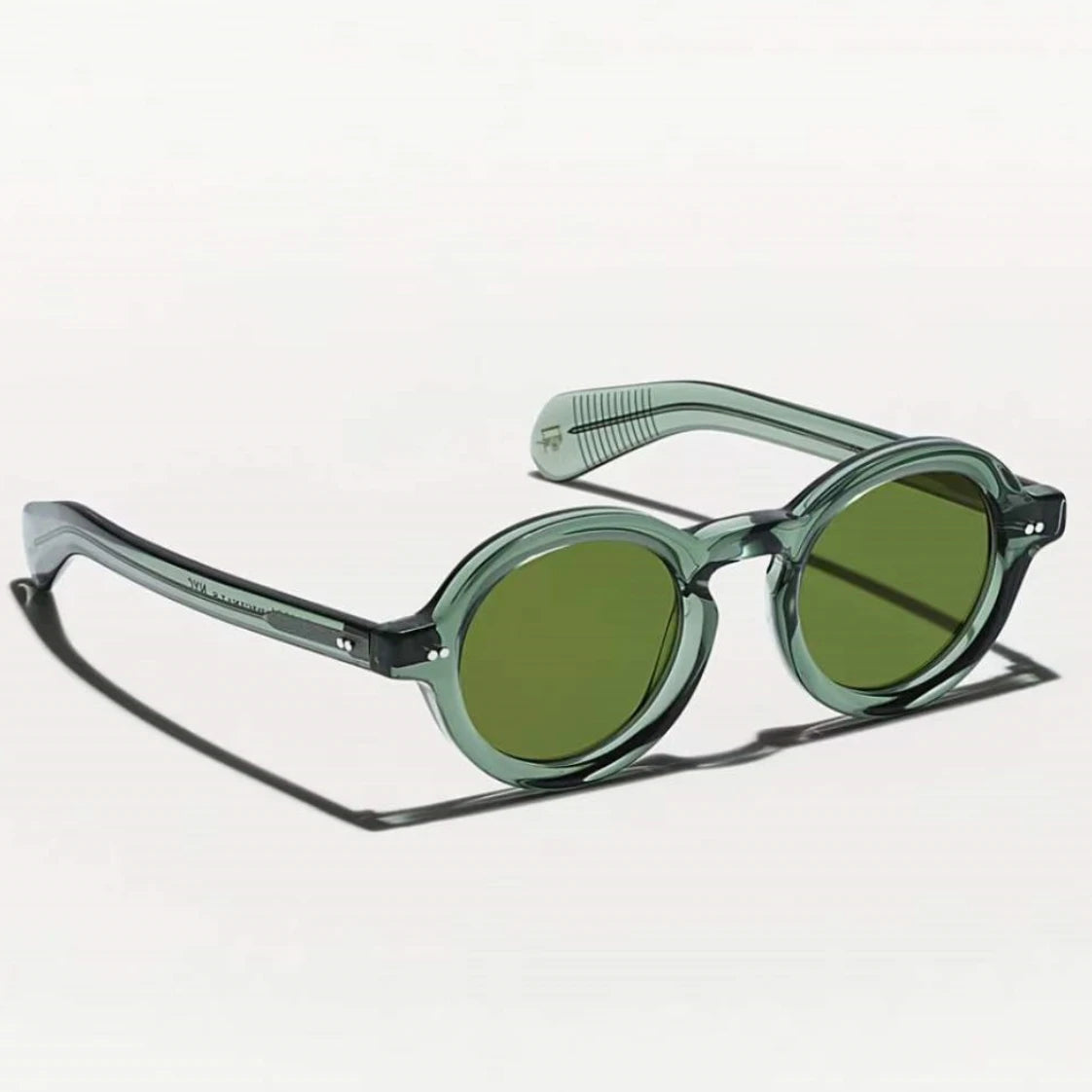 Mascot 1918 Solid thick  Round Style sunglasses