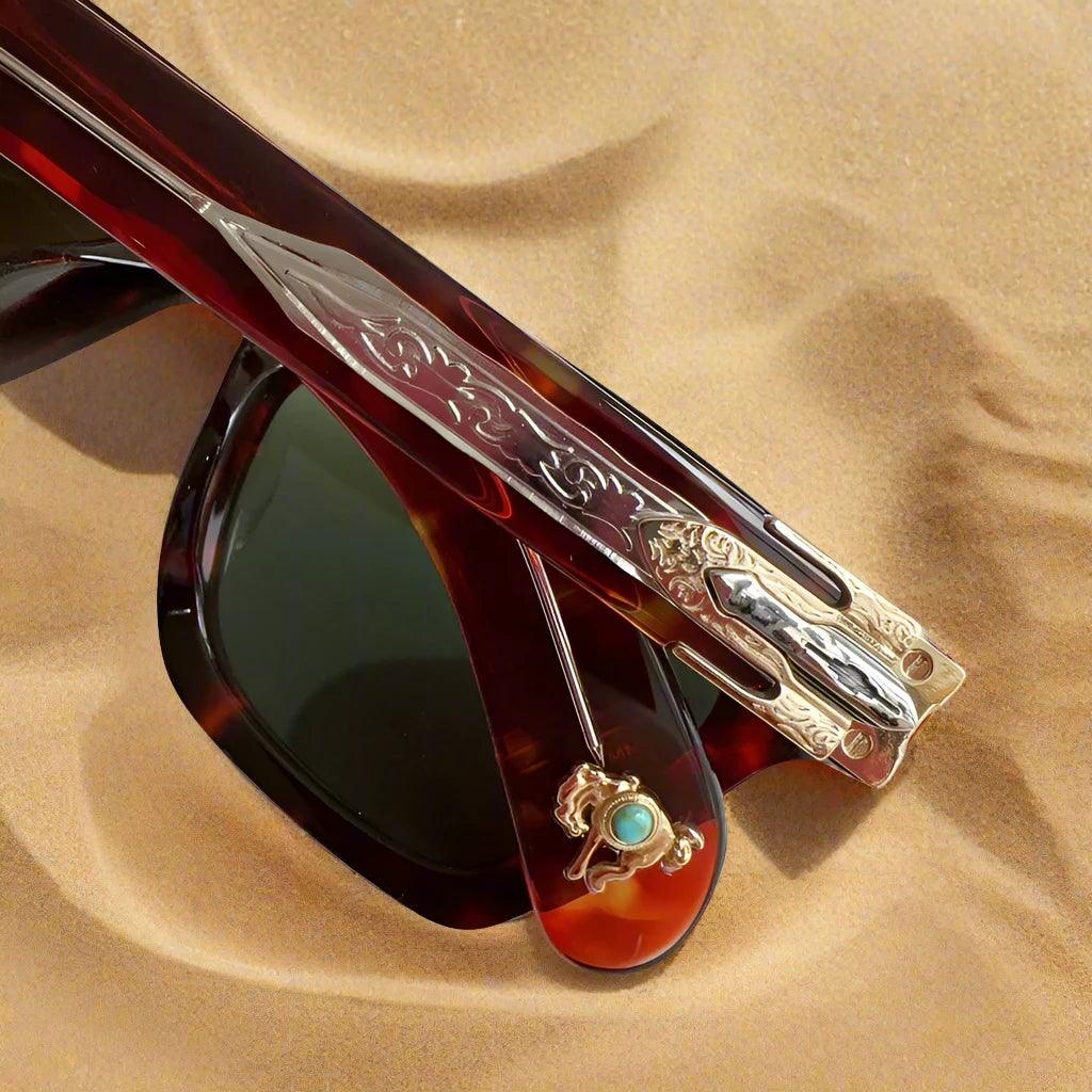 JMM Sterett handmade punk acetate fashion sunglasses,Last Frontier - ARI