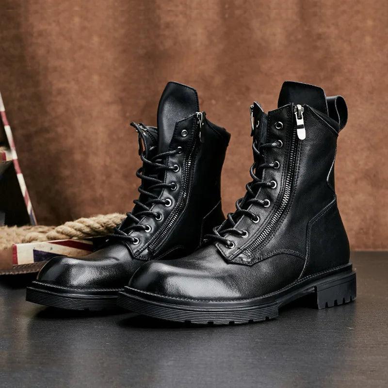 fashion luxury genuine leather designer british style handmade - ARI