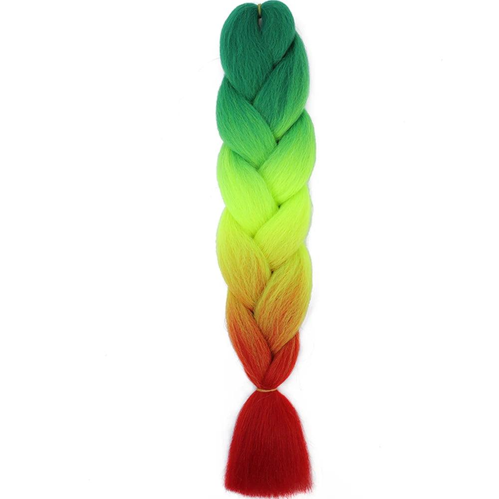 24 inch braids extensions braiding hair color hair for children braid - ARI