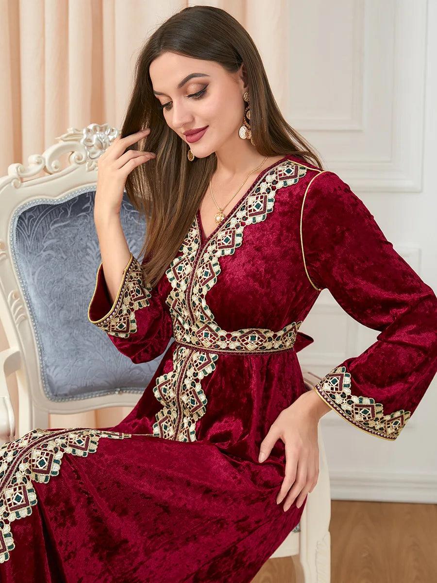 Elegant Dubai-inspired dress for muslim women – Modest & stylish middle eastern fashion - ARI