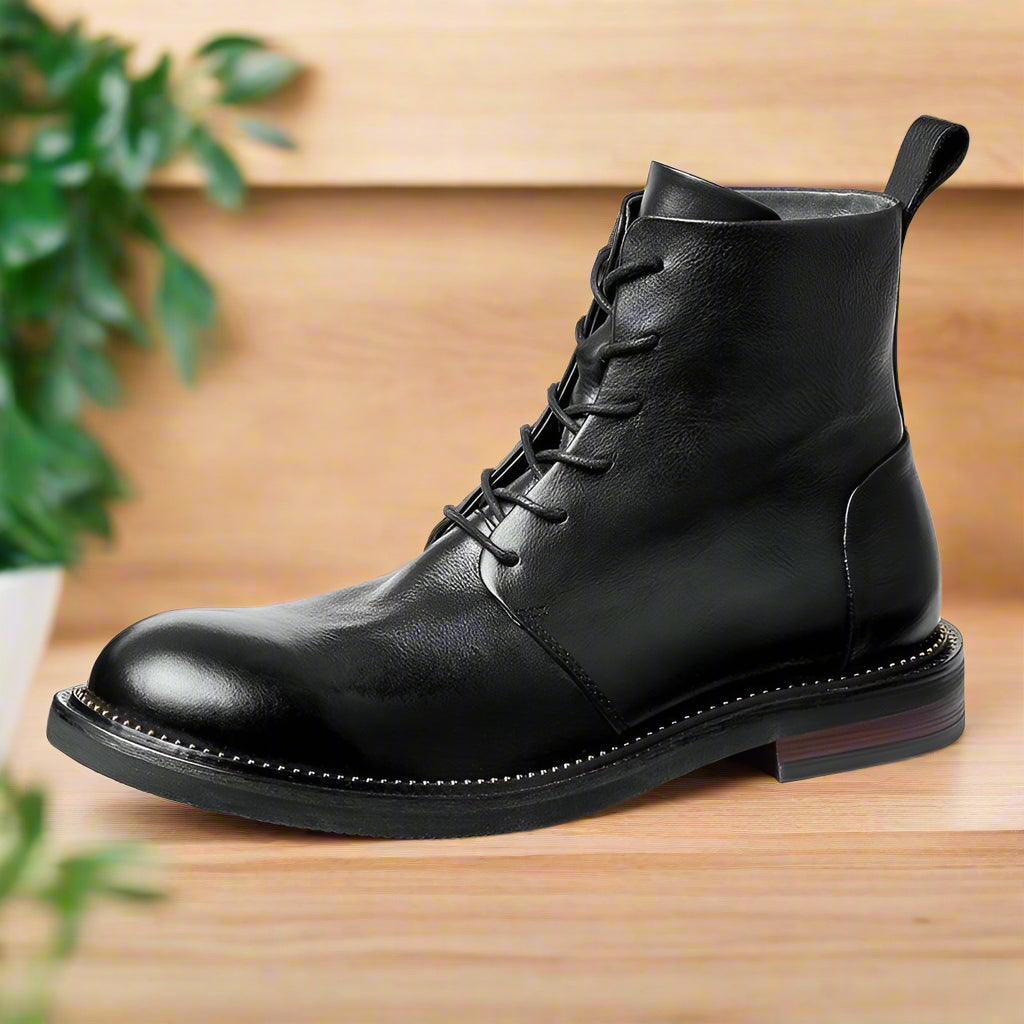 Handmade, high-quality, soft cow leather boots in British style. - ARI
