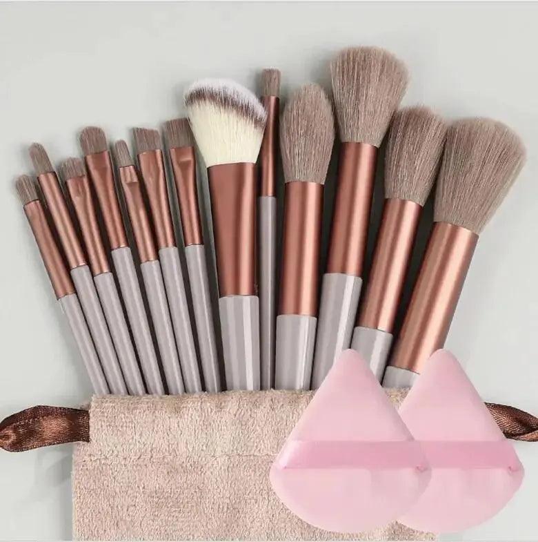 makeup brush set soft fluffy professional cosmetic tool - ARI