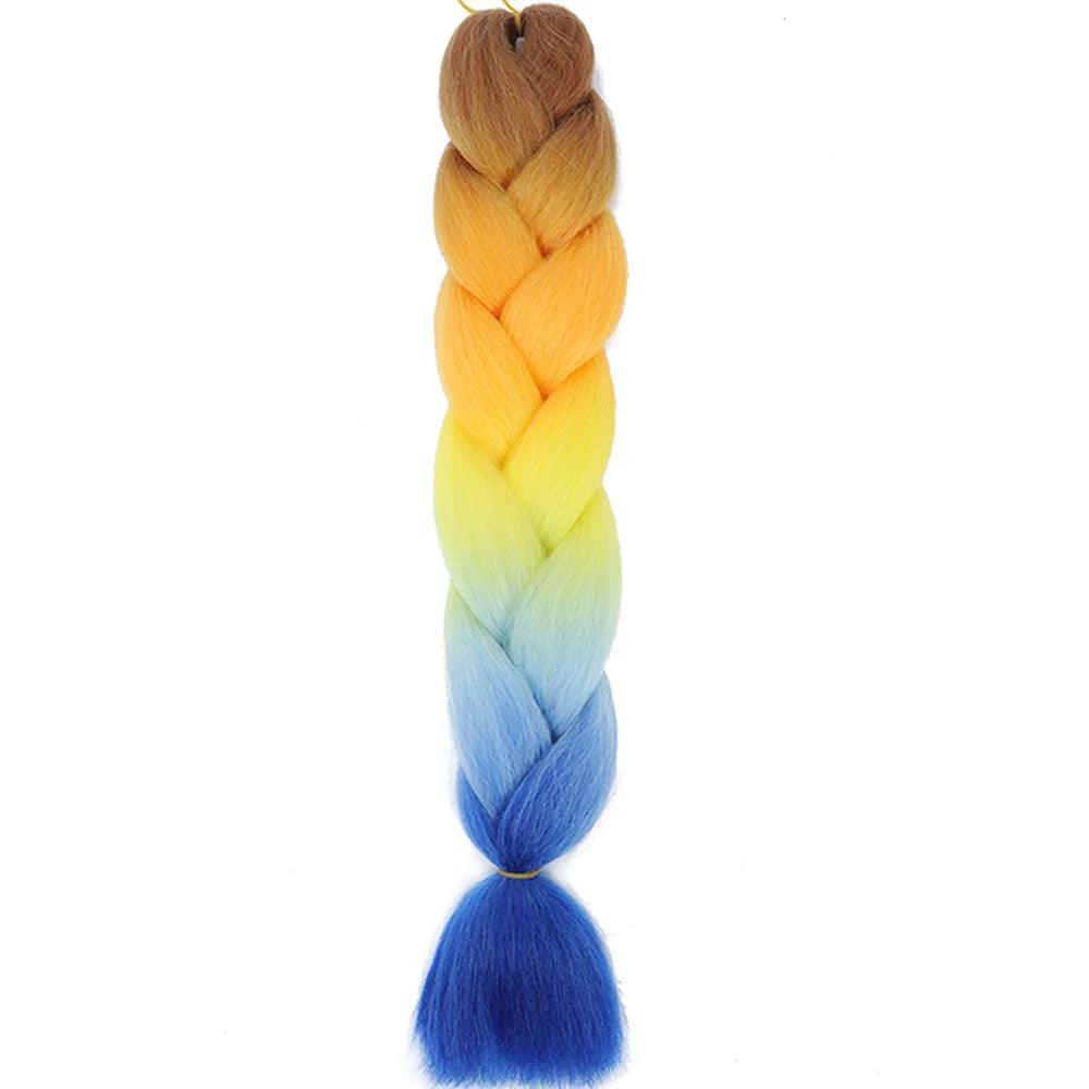 24 inch braids extensions braiding hair color hair for children braid - ARI