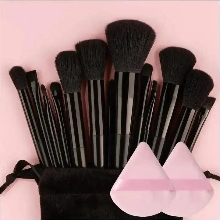 makeup brush set soft fluffy professional cosmetic tool - ARI