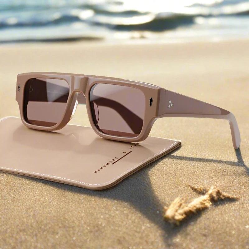 Limited JMM DEVOTO brand design square acetate - ARI