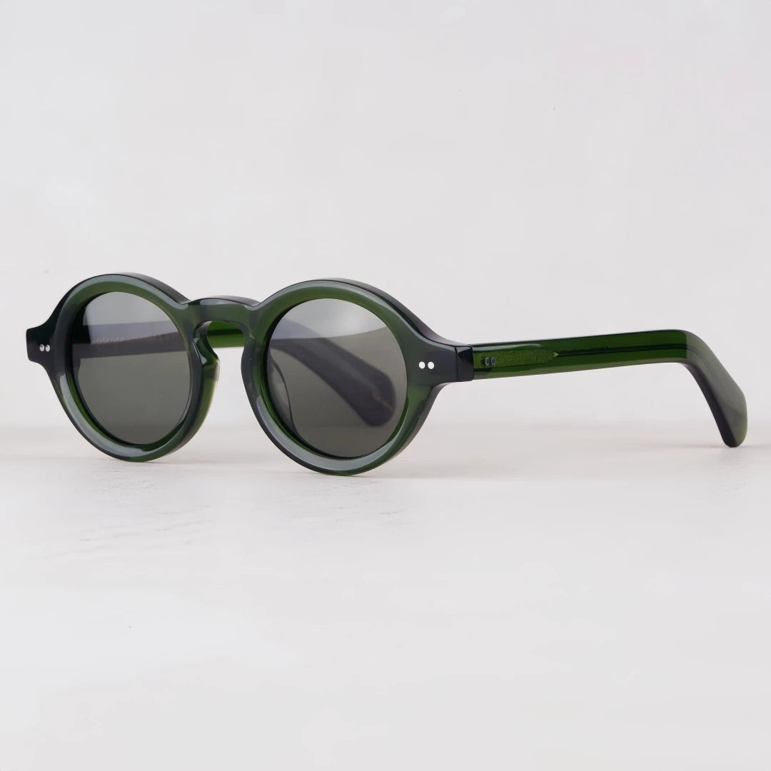 Mascot 1918 Solid thick  Round Style sunglasses