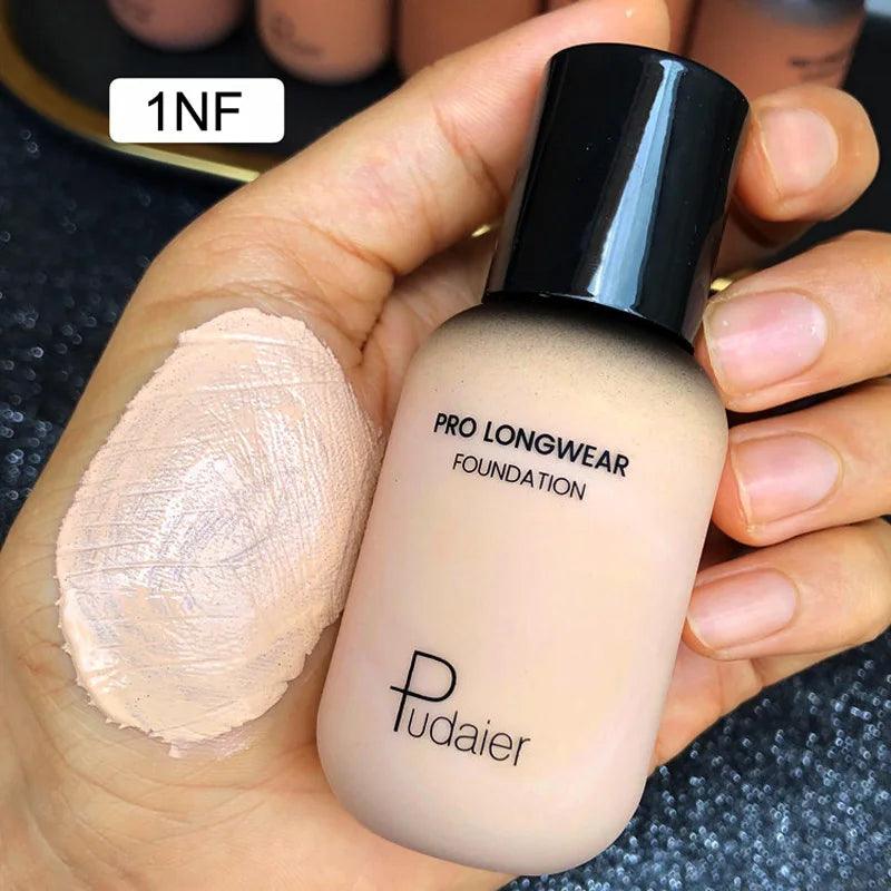 face liquid foundation full concealer makeup waterproof base brighten whitening cover dark circle - ARI
