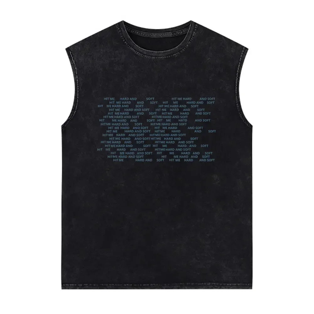 Billie eilish Hit me hard and soft vest top oversized sleeveless