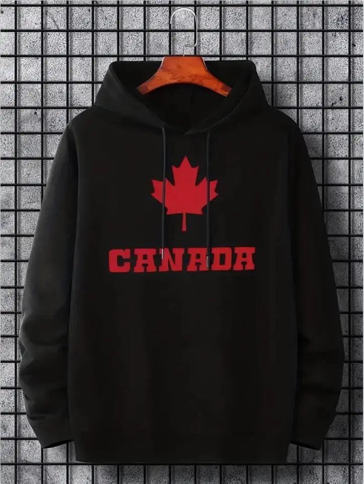 Hoodies leaf canada casual pullover casual & sporty - ARI