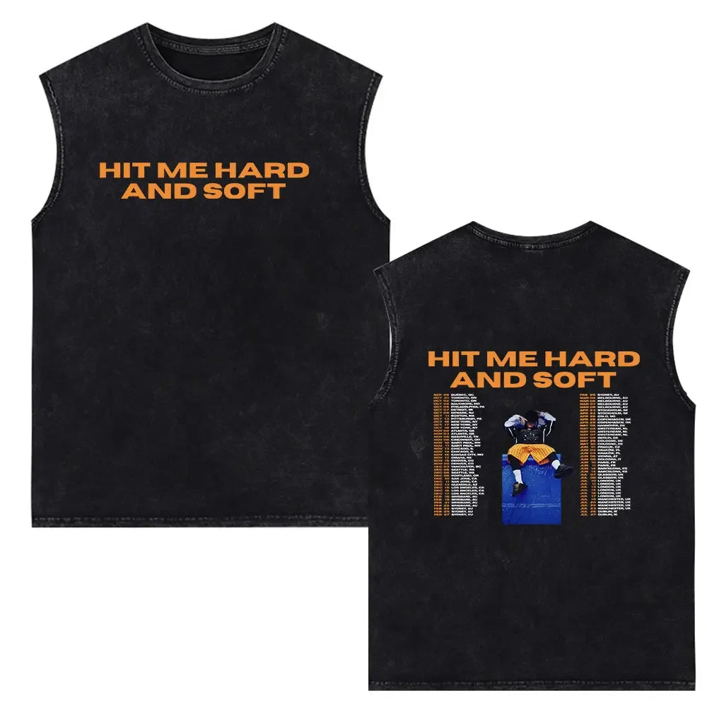 Billie eilish Hit me hard and soft vest top oversized sleeveless