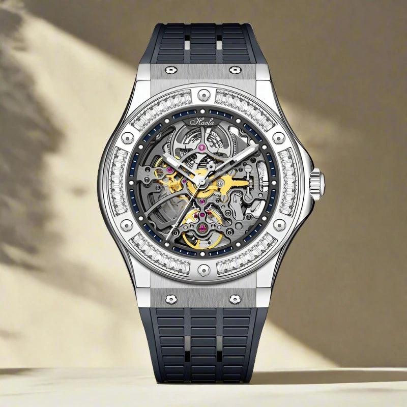 Haofa skeleton watch,Luxury automatic mechanical - ARI