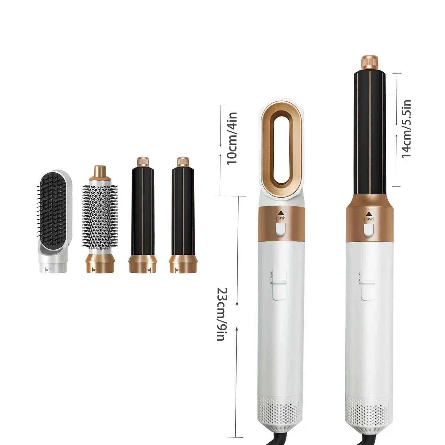 5 in 1 Hair,Dryer,Hot,Comb set professional curling iron hair straightener styling