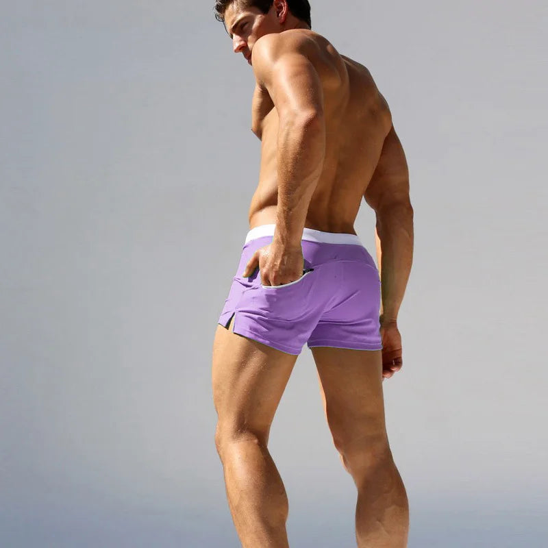 Swimming shorts quick dry beach shorts