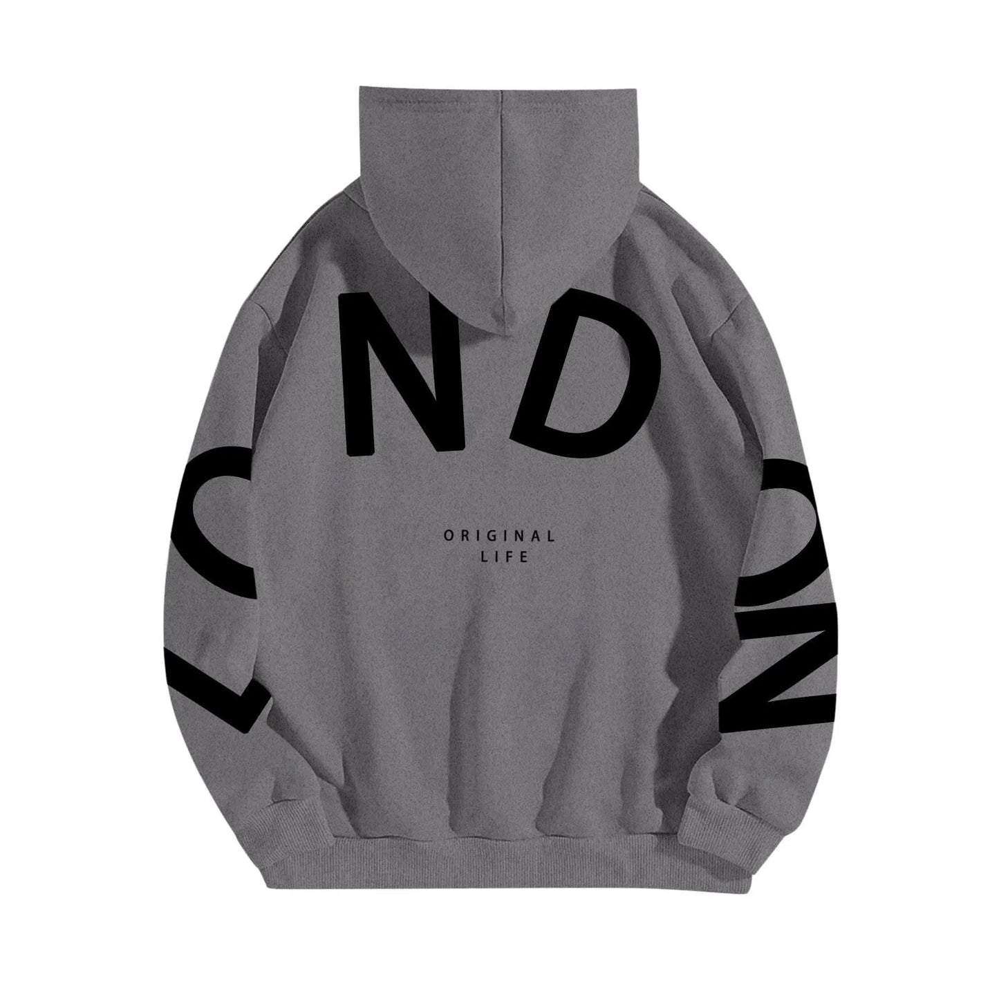 Women outfit sweatsuit letter long sleeved casual hoodie