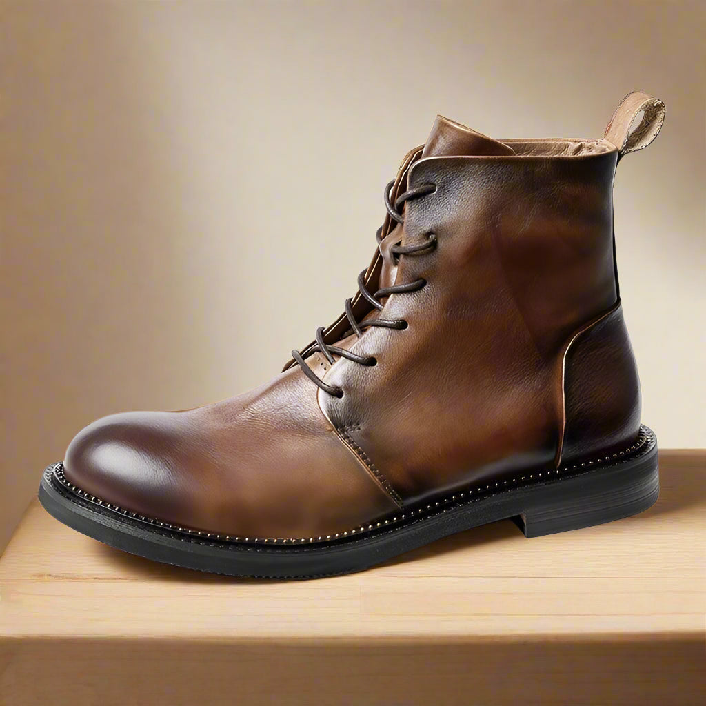 Handmade, high-quality, soft cow leather boots in British style. - ARI
