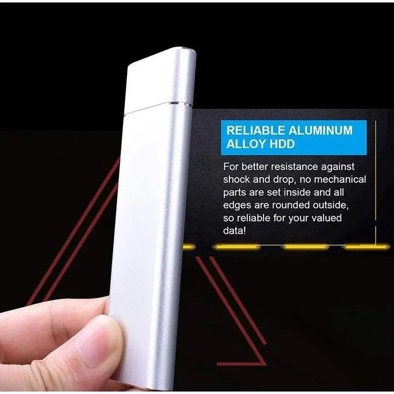 64 TB external hard drive high speed mini portable external ssd for laptops desktop phones - ARI