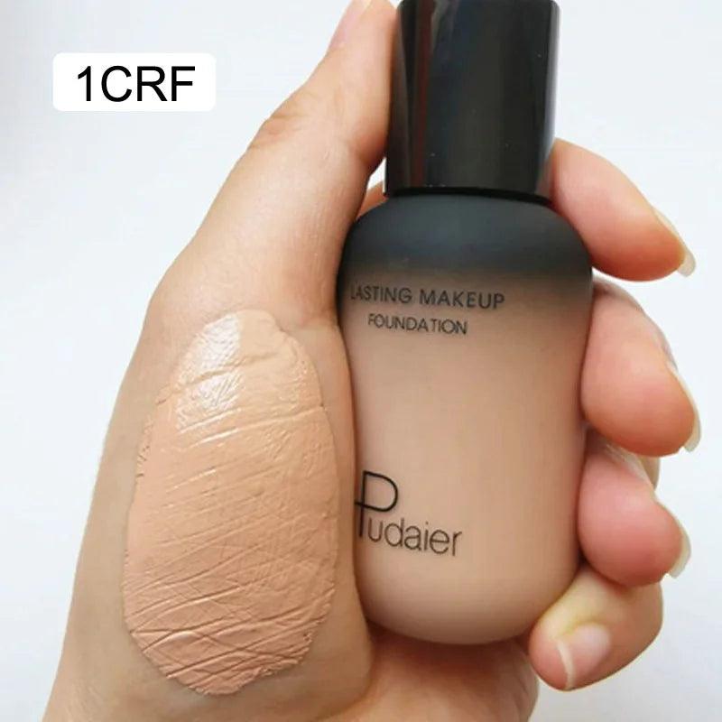 face liquid foundation full concealer makeup waterproof base brighten whitening cover dark circle - ARI