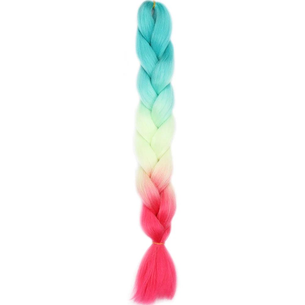 24 inch braids extensions braiding hair color hair for children braid - ARI