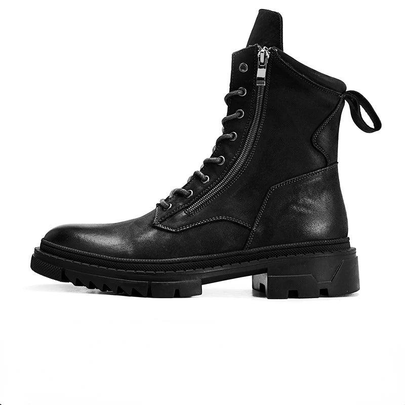 Italian boots made from luxury genuine leather. Designer fashion, handmade. - ARI