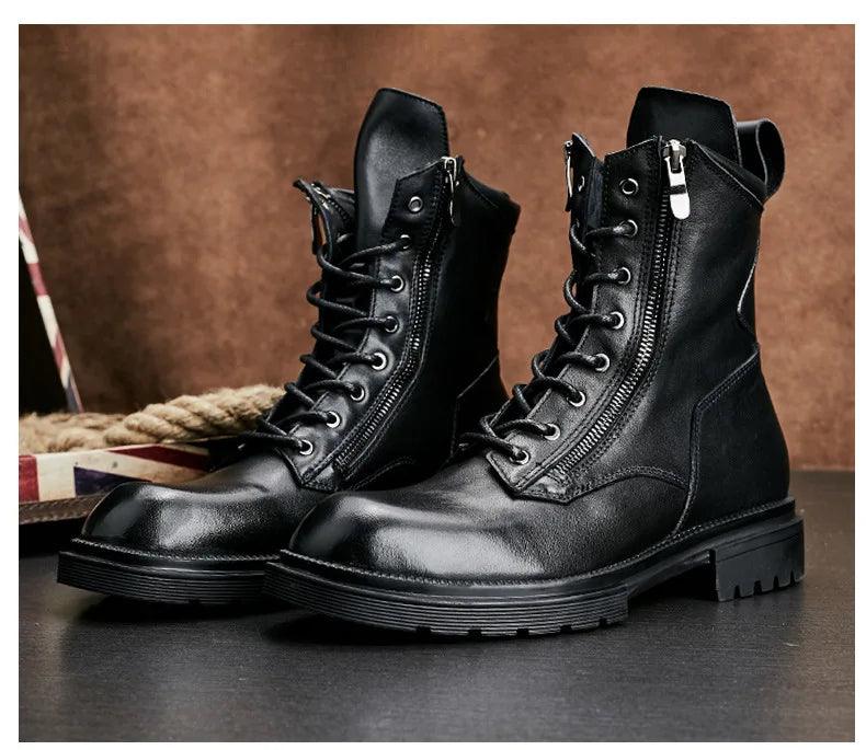 fashion luxury genuine leather designer british style handmade - ARI
