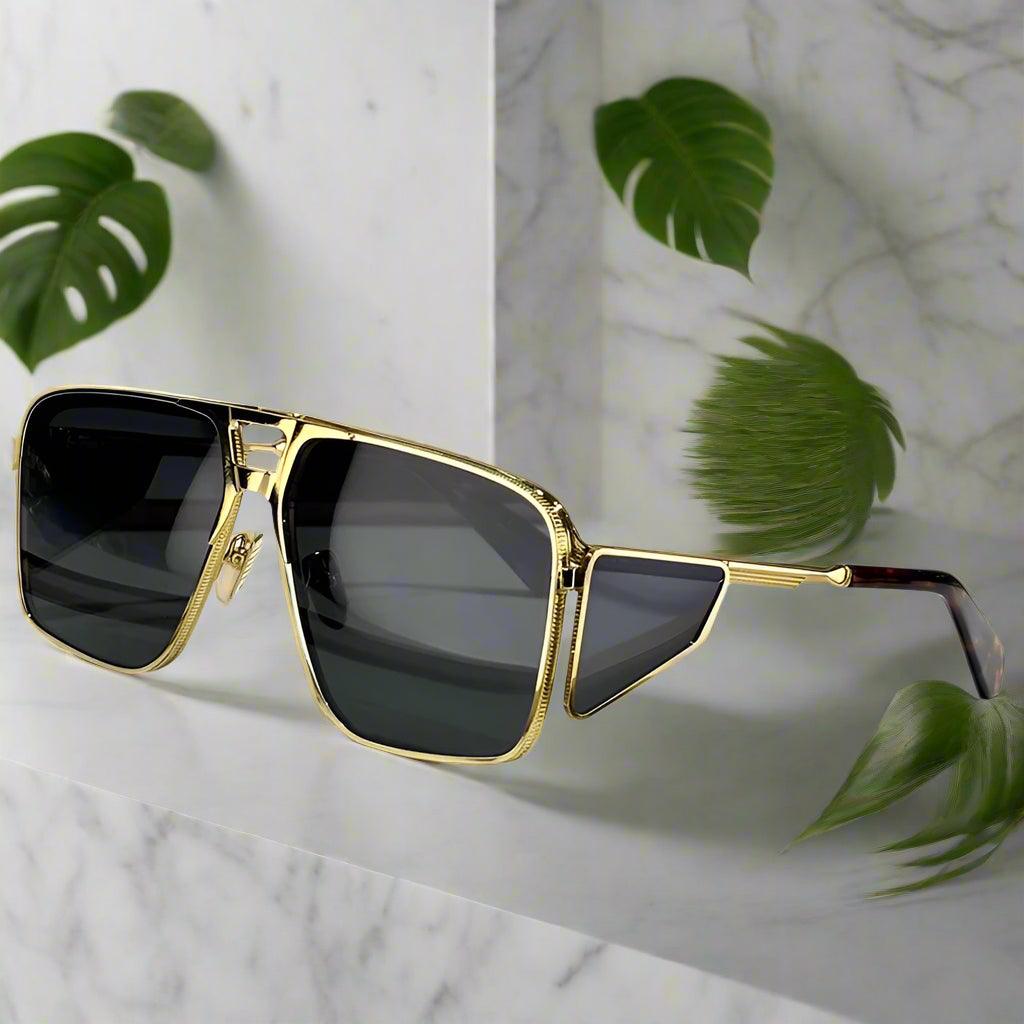 JACQUE MARIE MAGE,Assen alloy handmade sunglasses classical vintage - ARI