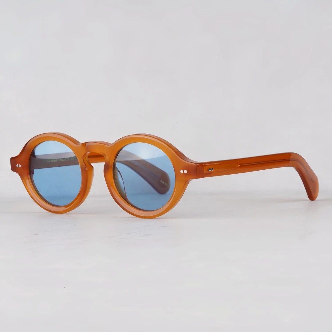 Mascot 1918 Solid thick  Round Style sunglasses