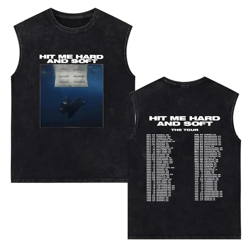 Billie eilish Hit me hard and soft vest top oversized sleeveless