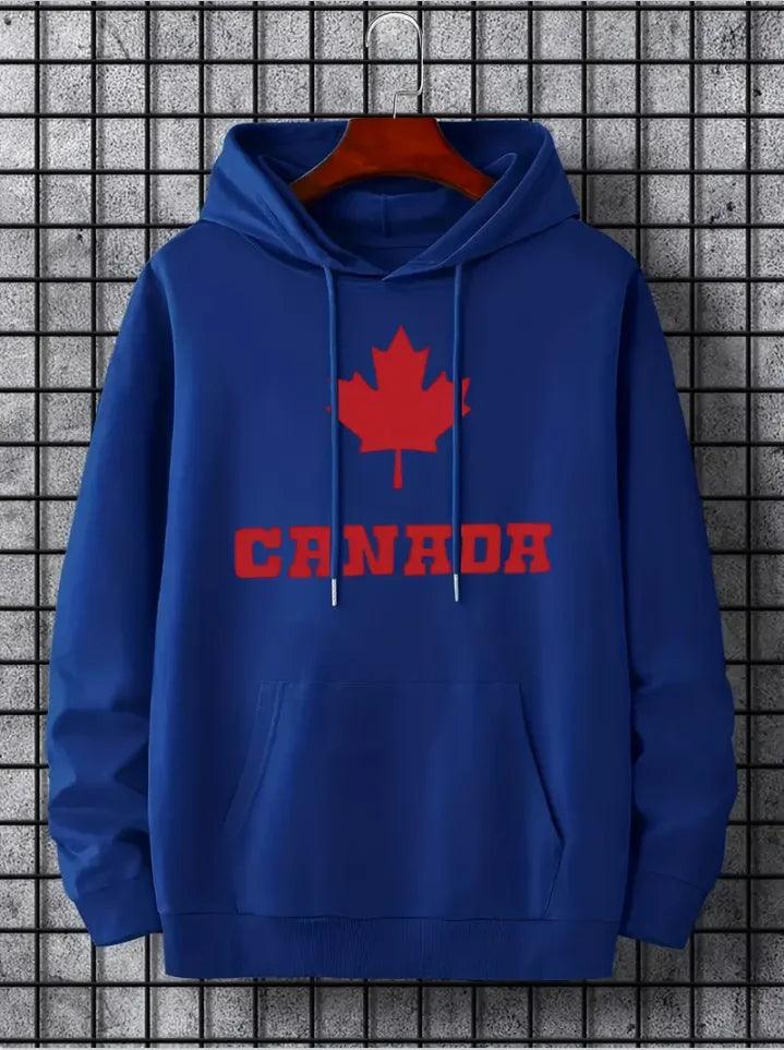 Hoodies leaf canada casual pullover casual & sporty - ARI