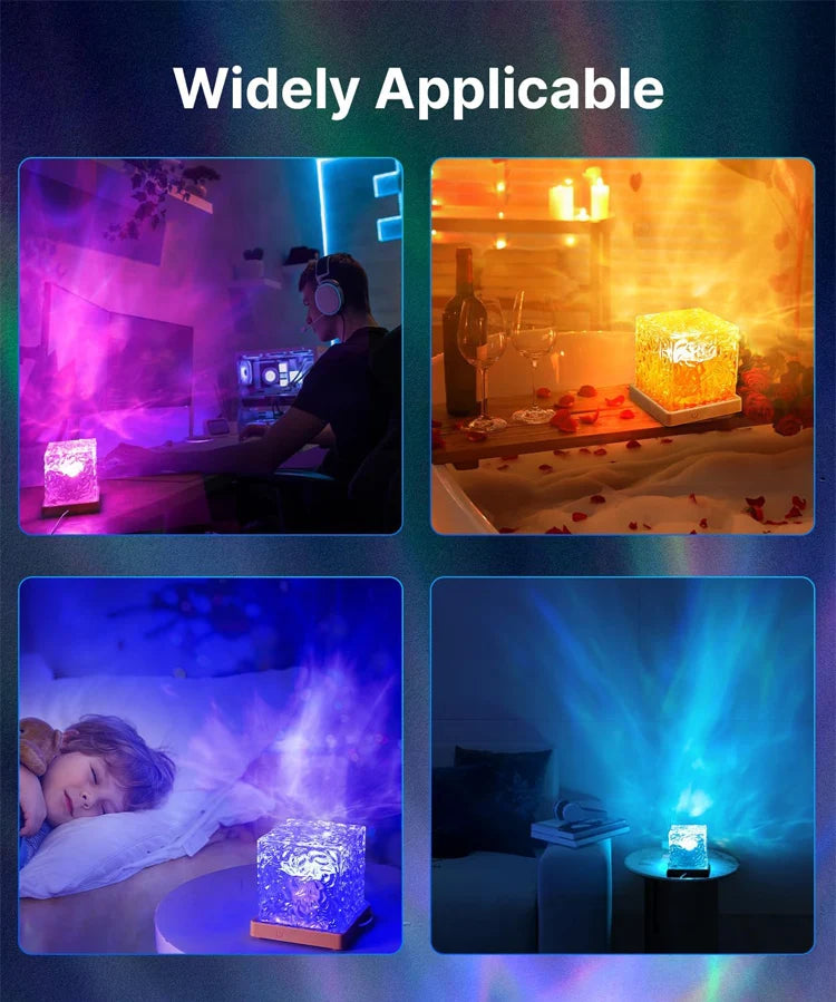 Aurora light projector – mood lamp for bedroom, bar, or restaurant