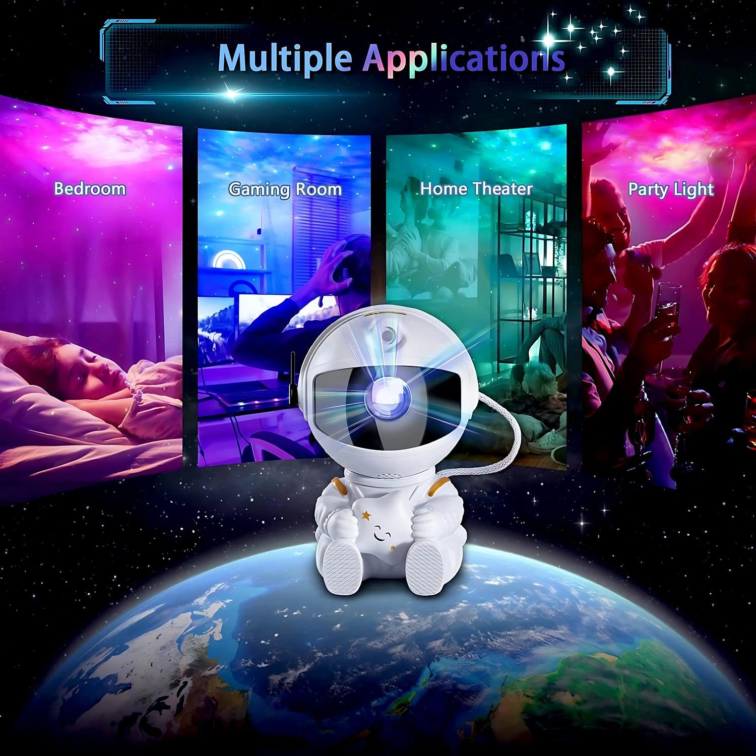 Astronaut galaxy star led light ceiling lamp for kids rooms & home decoration - ARI